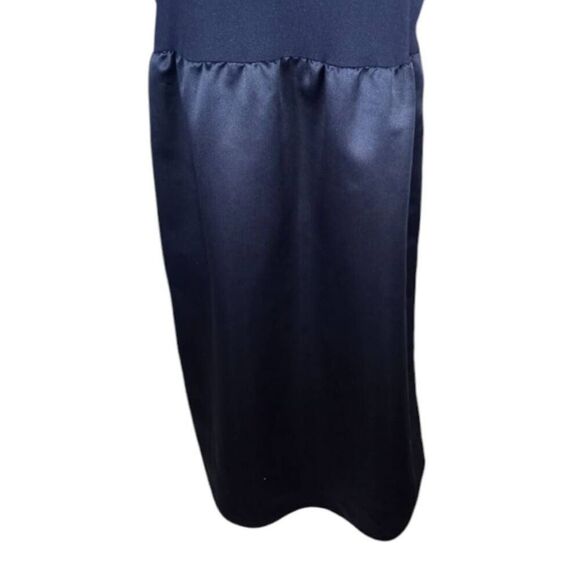 SIMPLY VERA VERA WANG NAVY BLUE DRESS SZ.14 EUC. GORGEOUS DRESS IN EXCELLENT US - Picture 3 of 7